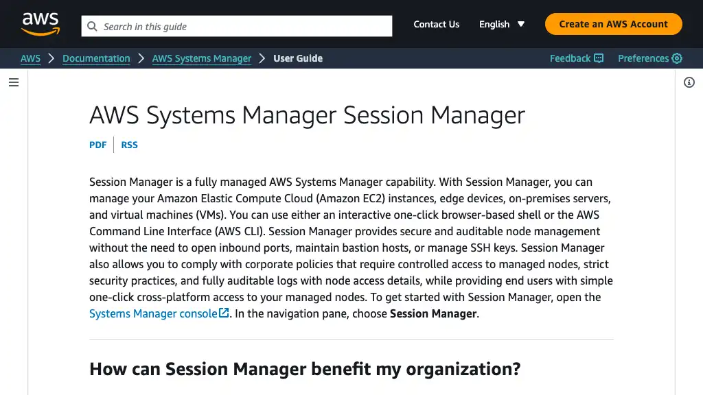 AWS Systems Manager Session Manager - AWS Systems Manager