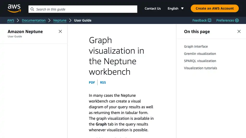 Graph visualization in the Neptune workbench - Amazon Neptune