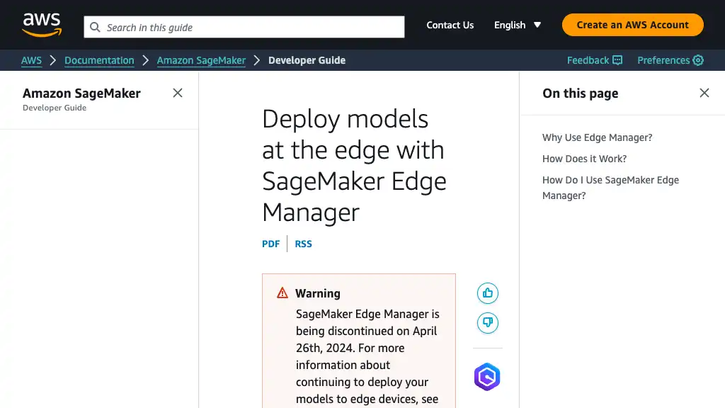 Deploy models at the edge with SageMaker Edge Manager - Amazon SageMaker