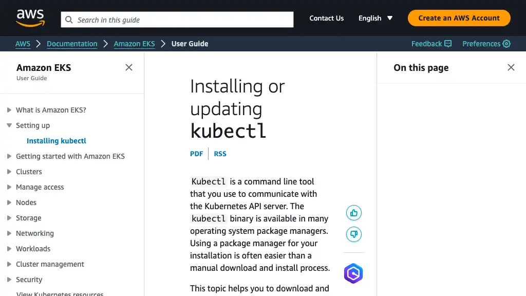 Installing or updating kubectl - Amazon EKS