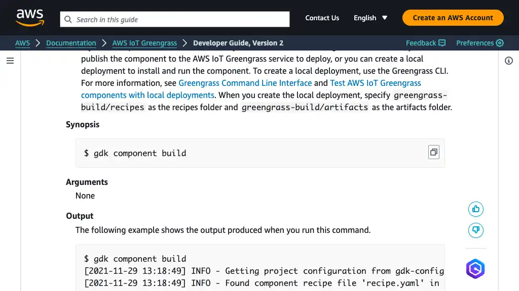 component - AWS IoT Greengrass