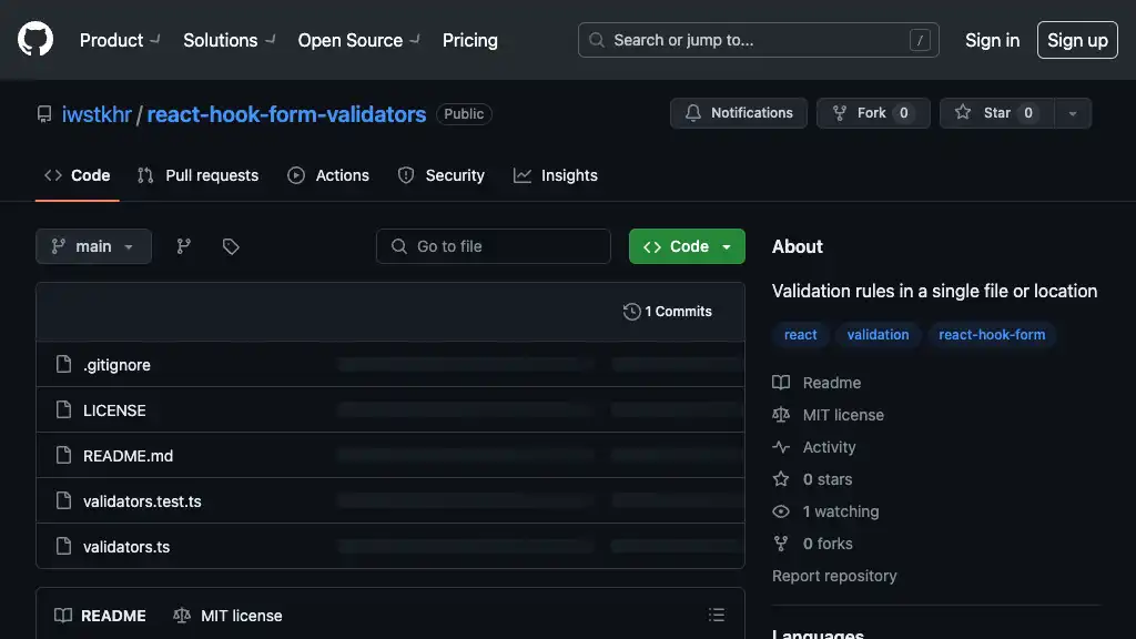 GitHub - iwstkhr/react-hook-form-validators: Validation rules in a single file or location