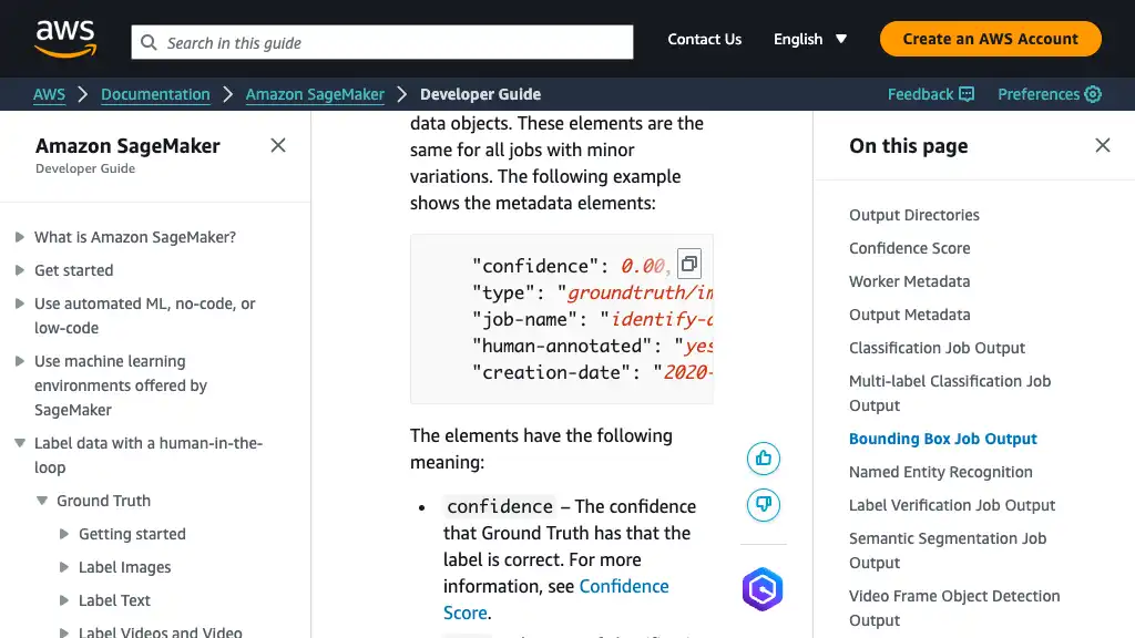 Output Data - Amazon SageMaker